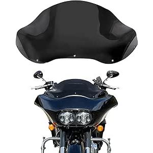 Kiawnia13" Motorcycle Windshield Compatible for Dual Light Glide Windscreen, for Harley Road Glide1998 -2013, EFI FLTRI 1998–2006, Custom FLTRX 2010–2013 (Dark Smoke) Kiawnia13" Motorcycle Windshield Compatible for Dual Light Glide Windscreen, for Harley Road Glide1998 -2013, EFI FLTRI 1998–2006, Custom FLTRX 2010–2013 (Dark Smoke)