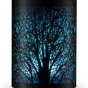 Fragrance Electric Wax Melts Warmer with 7 Colors LED Changing Light Metal Tree Scent Oil Candle Burner for Home Decor