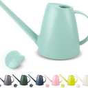 Watering Can for Indoor and Outdoor Plants  Long Spout Water Can for Garden, Flower, House Plants  1.8L/1/2 Gallon (Green)