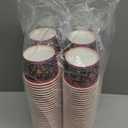 120 Pcs Mexican Ice Cream Cups 12 oz Disposable Mexican Floral Cinco De Mayo Paper Dessert Snack Bowls Fiesta Mandala Flower Paper Cups for Cinco De Mayo Mexico Birthday Party Supplies