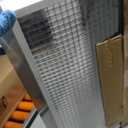 HVAC Premium 14'' x 22'' Cube Core Eggcrate Return Air Filter Grille for 1'' Filter - Aluminum - White [Outer Dimensions: 16.5'' x 24.5]
