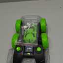 Remote Control Car for Kids Ages 6+, RC Cars Stunt Car Toy 4WD Double Sided 360 Rotating Remote Control with Headlights, Birthday Xmas Gifts for Boys 6 7 8 9 10 11 12 Green