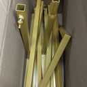 Asee'm 6.6FTx6.6FT Gold Wedding Arch Backdrop Stand Square Metal Rectangular Arch Frame for Ceremony Party Birthday Bridal Baby Shower Anniversary Arbor Balloon Decoration