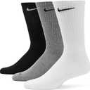 Nike Unisex Everyday Cushioned Training Crew Socks (3 Pairs), Multi-Color, Large