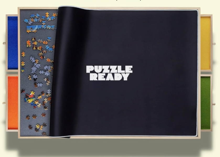 Puzzle Ready Cover Mat For Portable Board for Puzzlers - Colorful Puzzle Table Mats for Sorting