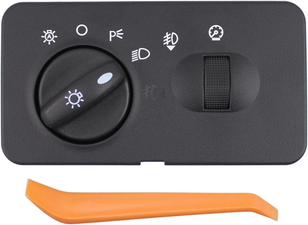 DriveFix Headlight Switch for Ford F-250 F-350 F-450 F-550 Super Duty 2002 2003 2004 with Automatic Headlight and Fog Light