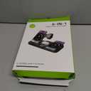 Dual Phone Wireless Charging Station for Apple Devices, Magnetic Charging Station for iPhone with Auto Switch 7-Color Light&Clock, Family Watch Charger for iPhone17 for iWatch11 for AirPods Pro3 (Black)