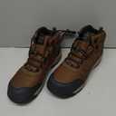 KEEN Utility Mens Skokie Waterproof Work Boots (Carbon Toe), Dark Earth/Black 10.5 Wide