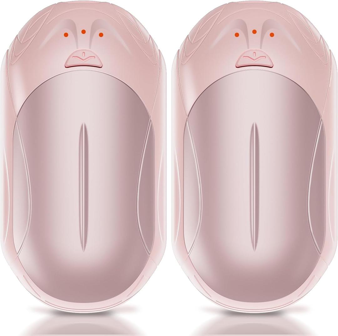 AI Hand Warmers Rechargeable 2 Pack, AI Smart Chips Electric Hand Warmers, 20Hrs Long Safe Heat, Portable Pocket Heater, Gifts for Christmas, Outdoor, Hunting, Golf, Camping Accessories