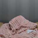 BEDELITE Fleece Queen Comforter Set -Super Soft & Warm Fluffy Pink Bedding, Luxury Fuzzy Heavy Bed Set for Winter with 2 Pillow Cases