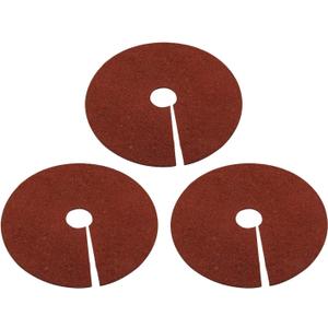 Fasmov 3 Pack Rubber Mulch Ring Tree Protector Mat Tree Protection Weed Mats, Heavy Duty Rubber, 24 inch (EXP 12/31/56)