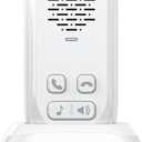 2 Way Intercom for Home,Wireless Intercom System with 984ft Range,800mAh Battery,4 Volume Levels,4 Chimes, Intercoms Wireless for Home,Office, Classroom Room to Room Communication,White