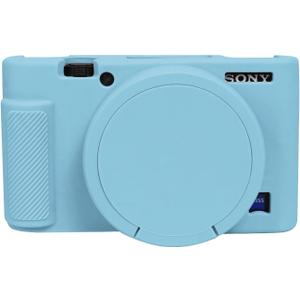 Easy Hood RX100 Case, Silicone Camera Case Lightweight Soft Carrying Cover with Removable Lens Cover for Sony DSC-RX100 III / RX100 V / RX100 IV / RX100 VII DSLR Camera (Blue)