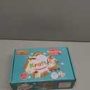 Kraftic Woodworking Building Kit for Kids and Adults, with 6 Educational Arts and Crafts DIY Carpentry Construction Wood Model Kit Toy Projects for Boys and Girls