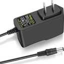 Facmogu 12V 1A Power Supply Adapters(6 Pack), AC/DC Low Voltage Transformers Converter, AC 100-240V to DC 12V 1A Wall Adapter for LED Strip Light, Router, Power Cord with 5.5x2.5mm and 5.5x2.1mm Tips