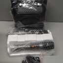 Karaoke Machine, Portable Bluetooth Speaker with 2 Wireless Microphones for Adults & Kids with Lights, Karaoke Microphone with PA System Supports USB/TF/REC/FM/AUX for Home Party Home System Packages (Black)