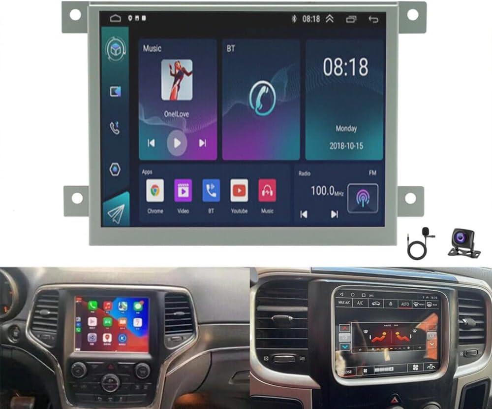 8.4inch Android 13 Stereo Radio for Dodge Challenger Charger 2015 2016 2017 2018 2019 2020 2021 Touch Screen Car Audio with Carplay Android Auto/WiFi/GPS AHD Camera Microphone, [2+32G]
