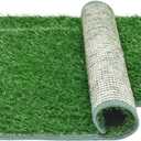 Artificial Grass Pad for Dogs (2 Pack),Replacement Fake Grass Turf Mat for Puppy Indoor Potty Training, Reusable Dog Pee Grass Patch,Easy to Clean & Strong Permeability (20"x25"-Hemmed Edge Grass)