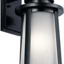 Kichler Lighting 49918BK Outdoor Wall Mount, Black, Medium