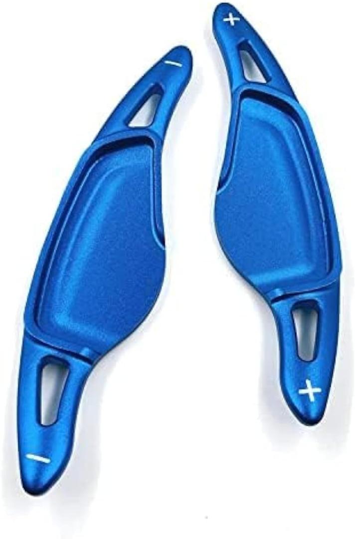 Aluminum alloy Paddle Shifter Compatible with BMW (2018-2024, G platform) FIT 3 4 5 6 7 8 X3 X4 X5 X6 X7 Z4 Series(BLUE)