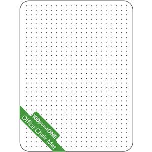 Office Chair Mat for Carpet - 36" x 48" Clear Thick Desk Chair Mat for Carpet Plastic Floor Mats for Rolling Work and Gaming Chairs with Studs for Low Pile, Flat and No Carpeted Floors