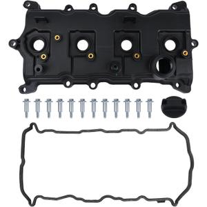 PAROD 13264JA00A Engine Valve Cover w/Gasket Fit for 2007-2012 Nissan Altima, 2013 Altima Coupe, 2008-2013 Rogue, 2014-2015 Rogue Select, 2007-2012 Sentra L4 2.5L