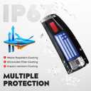 LED Tail Lights Assembly + 3rd Third Brake Cargo Lamp Fit for Chevy & GMC C/K 1500 88-99, C/K 2500 3500 88-00, for Chevy Silverado 94-98, Blazer 92-94, Smoked Lens Rear Taillight