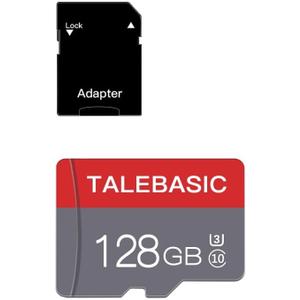 128GB Micro Memory Card Class 10 Memory Cards Mini TF Card with Adapter for Smartphones/Tablet/Drone/Game Console