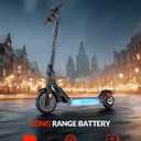 INVANTI E20 Adult Electric Scooter with Smart APP, Max 19 Miles & 18 MPH,350W Motor, 8.5" Solid Tires, Dual Brakes & Cruise Control, Foldable and Portable Commuter Electric Scooter for Adults