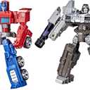 Transformers Toys Heroes and Villains Optimus Prime and Megatron 2-Pack Action Figures - for Kids Ages 6 and Up, 7-inch 