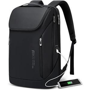 BANGE Business Smart Backpack Waterproof fit 15.6 Inch Laptop Backpack with USB Charging Port,Travel Durable Backpack