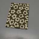 DesignWorks Ink Jumbo Journal Notebook  7.25" x 10.25" Cute Writing Journal for Work, To Do Lists & Daily Journaling  Soft Cover, 200 Lined Pages, Ribbon Marker  Green Groovy Floral