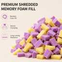 Eleven Artisan Shredded Memory Foam Filling, 20 lb Bean Bag Pillow Stuffing