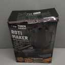 Compact 10'' Roti Maker Machine, Electric Tortilla Press with Detachable Handle, Prensa Para Tortillas,Chapati Maker Machine, Burrito Maker, Tortillera, Black