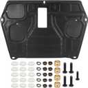 Engine Splash Shield for 2011-2020 Toyota Sienna 2.7L 3.5L, Under Engine Cover Protector, Direct Replacement Mud Guard with Access Hole