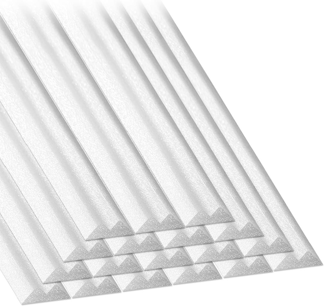 46.5" 18PCS Peel and Stick Pool Cove for 21' Round Above Ground Pool, Closed Cell Foam Peel and Stick Above Ground Pool Cove with Adhesive Backing, Protect Pool Liner, Prevents Excess Wear