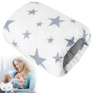 Baby Feeding Arm Pillow,Soft Cotton Bottle Nursing Arm Pillows for Newborn,Breastfeeding Pillows for More Support for Mom and Baby,Portable and Washable,Ergonomic Nursing Essentials(Pentagram) (Little Fox)