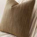 Foindtower Set of 2 Decorative Textured Burlap Linen Throw Pillow Covers Farmhouse Boho Cushion Cover Solid Accent Pillowcase for Couch Sofa Bed Living Room Home Decor, 24×24 Inch,Cocoa Brown