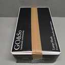 GO&SO Large Drum Lamp Shades Woven Lampshades Barrel Shape, 16" L x 12" H (E26 Spider),Farmhouse Lampshades For Floor Lamps & Table Lamps, Hand Crafted Replacement Lamp Shade, Easy Assembly Required