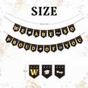 2026 Graduation Party Decorations, Funny Banner for Congratulation Party Decor Supplies, Party Photo Booth Backdrop for College High School PhD Nurse Law School Graduations Wall Decorations
