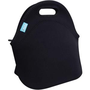 Lunch Tote, OFEILY Lunch boxes Lunch bags with Fine Neoprene Material Waterproof Picnic Lunch Bag Mom Bag (Black)