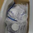 Funtery 9-Piece Blue & White Porcelain Ornaments - Chinoiserie Fall Pumpkin Decor Hanging Pendants - Ceramic Christmas Tree Ornaments for Christmas & Autumn Decoration (Vivid Style)