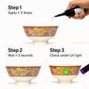 Lead Test Kit Fast Lead Detection for Dishes, Paint & Toys, Includes Non-Lead Reference Card & UV-Protection Gloves, 1 Bottle Test Liquid + Free Lab Tests, Accurate & Easy Home Use