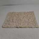 MIULEE Set of 2 Christmas Decorative Throw Pillow Covers Soft Faux Fur Winter Pillow Covers with Silver Snowflake Glitter Holiday Festival Pillowcases for Couch Sofa Bed, 1220inch, Beige