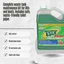 Camco TST Tank Treatment 1 pk Bundle with Toilet Tissue – Breaks Down Waste, Controls Odor for Up to 7 Days, and Treats Up to 40-Gallon RV or Marine Tanks – Gift Set