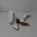 Arromic Cowboy Boots for Women Comfortable Womens Embroidered Western Cowgirl Knee High Boots Pointed Toe Zipper Chunky Heel Country Outfit Retro Tall Boots White 7