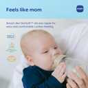 MAM 6oz Feel Good Pure Glass Anti-Colic Wide Neck Baby Bottle, Slow Flow Skin Soft Silicone Nipple, Easy to Clean, BPA Free, 0+ Months, Easy Switch Between Breast & Bottle, Made in Europe, 1 Pack