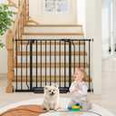 29"-45" Baby Gate for Stairs & Doorways, Auto Close Dog Gate Indoor
