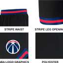 Ultra Game Men's NBA Official Soft Air Mesh Ultimate Basketball Shorts - OG Fit (Black, XXL)