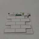 RoomMates TIL3459FLT StickTiles Classic White Subway Peel and Stick Tile Backsplash 10.5x10.5